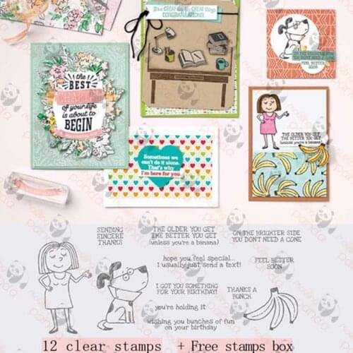 BUNCHES OF FUN Metal Cutting Dies and Stamps DIY Scrapbooking Dies Paper Cards Stencil Embossing Decorative Craft Handmade