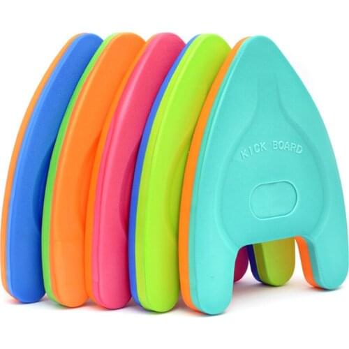 1 Piece Lightweight A Shape EVA Swimming Board Floating Plate Back Float Kickboard Pool Training Aid Tools For Adult & Children
