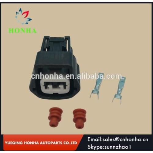 10pcs 2 pin 2.2mm car water temperature sensor plug Auto Waterproof electrical connector CarI horn plug