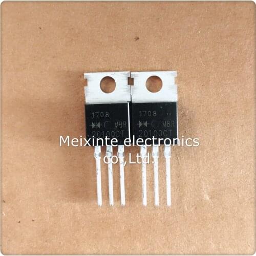 10pcs/lot MBR20100CTG=B20100G TO-220 Schottky diode switching power supply triode new original