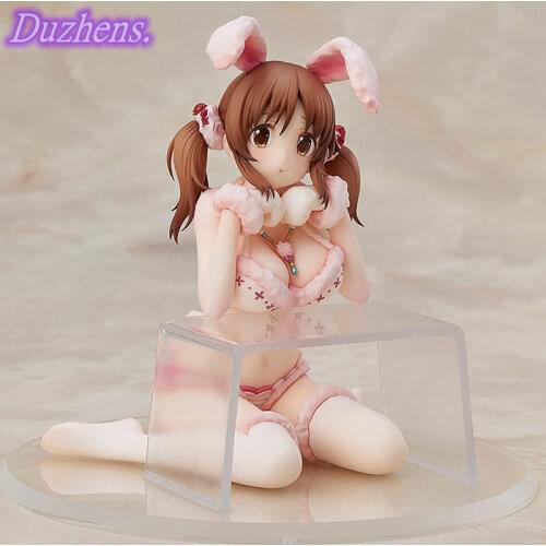 100% Original genuine THE IDOLM@STER CINDERELLA GIRLS Totoki Airi Princess Bunny girl PVC Action Figure Anime Figure Model Toys