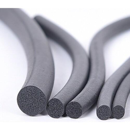 3 meters DIY epdm black O auto door seal protector car door foam rubber sealing filler strip weatherstrip
