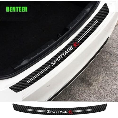 Carbon fiber Sportage R Car bumper sticker for KIA Sportage R