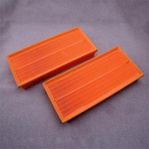 LR011593 2Pcs Car Orange Engine Air Filter Cleaner Accessories Fit for Land Rover Range Rover Sport Discovery LR4