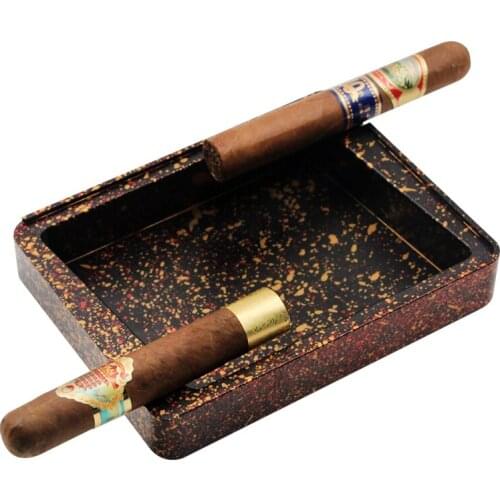 Noble Cigarette Cigar Ashtray A Large Ring Of Ash Slot Cigar Holder Travel Tobacco Ash Tray Professional For COHIBA