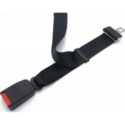 2Pcs Black 80cm Car Seat Belt Extender Extension Buckle for Fat People Pregnant