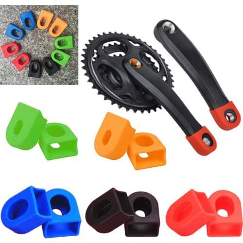 2pcs Silicon Bicycle Crank Arm Boots Protectors Bike MTB Crank set Protective Sleeve Cover Parts Crank Protection For Sram bike