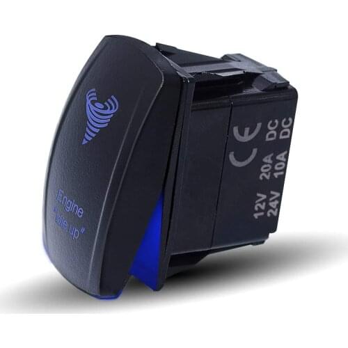 12v20A,24v/10A Car marine rocker switch 5-pin ON/OFF Switch "Engine idle up" SYMBOL