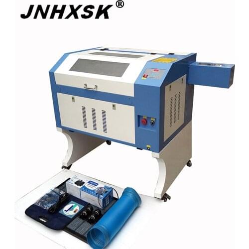 JNHXSK TS4060 400*600mm 50W laser engraver cnc router laser cutter machine CO2 desktop DIY cover plywood glass rubber leather