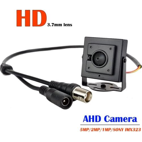 HD 1080P 5MP 2MP 1MP AHD Mini Camera Cone Lens Super Small Surveillance Cam With Bracket
