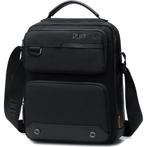 SUUTOOP Men Multifunction Fashion Anti-theft Shoulder Bag Waterproof Crossbody Travel Sling Bag Pack Messenger Pack For Male