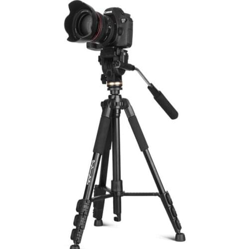 QZSD Q111S Video DSLR Digital Camera Tripod Portable Professional Photography Tripod Stand for Travelling