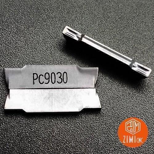 10pcs MGMN150-G PC9030 1.5mm grooving carbide inserts lathe cutter turning tool Parting and grooving tool Parting off cnc insert