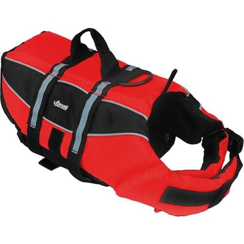 Reflective Summer Swimsuit with Rescue Handle Pet Dog Life Jacket Safety Clothes Life Vest
