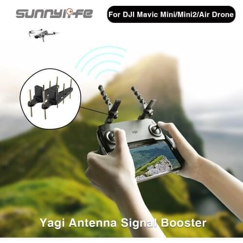 Sunnylife Yagi Antenna Signal Booster Range Extender Amplifier Remote Control For DJI Mavic Mini/Mavic 2/Mavic Air Accessories