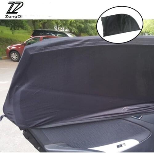 ZD 2Pcs For Volvo S60 V70 XC90 Subaru Forester Peugeot 307 206 308 407 2008 Car Window Windshield Sun Shade Visor Curtain Covers