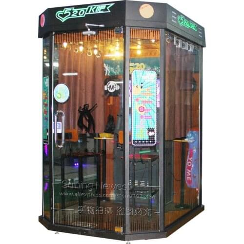 2 People Play Video Music Soundproof House Box Practice Song Singing Room Karaoke KTV Booth Amusement Arcade Machine