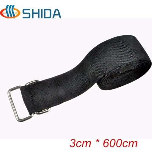 1pcs 3cm*6meters Double Metal Buckle Strong Polypropylene Webbing Ratchet Tie Down Quick Lock Strap Luggage Cargo Lashing Belt