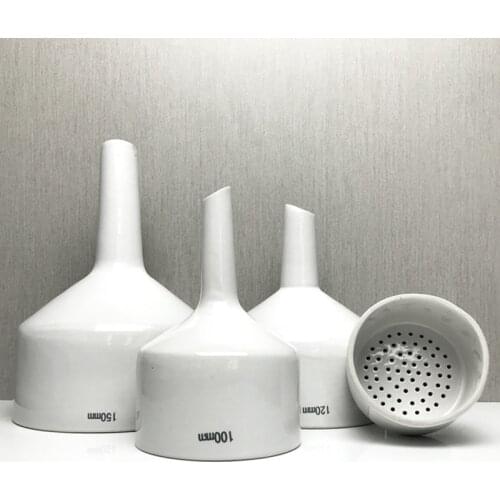 1PCS 40mm to 150mm Porcelain Buchner funnel Chemistry Laboratory Filtration Filter Kit Tools Porous Funnel Coors filtering cruc