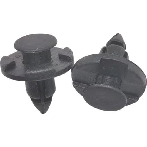 10/20/50pcs Fender Bumper Push-Type Retainer Rivet Car Fastener for Nissan Infiniti 01553-09321 8mm Hole Plastic Retaining Clip