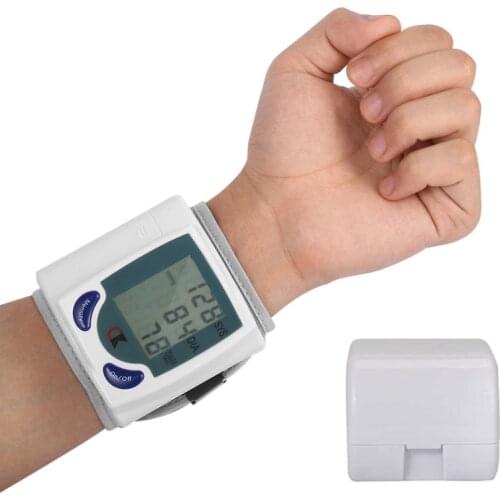 Automatic Digital arm Wrist Blood Pressure Monitor bracelet meter device Heart Beat machine automatic sphygmomanometer manual