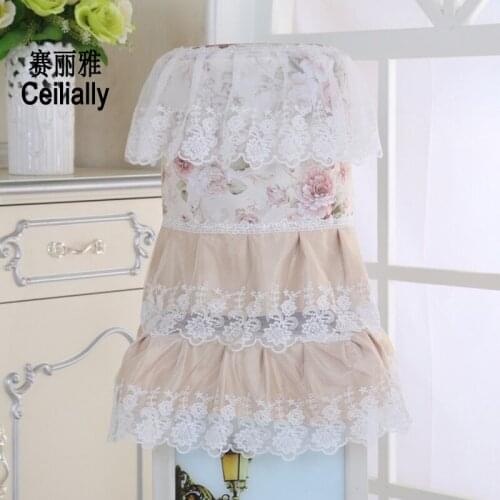 Dia 28cm Fashion Cloth Lace Bucket Purifier Tools Drinking Fountain Decor Home Decor Water Dispenser Dust Cover