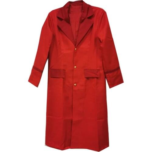 2021 Ace Attorney Apollo Justice Miles Edgeworth Cosplay Costume In Red Cosplay Uniform New Custom Made