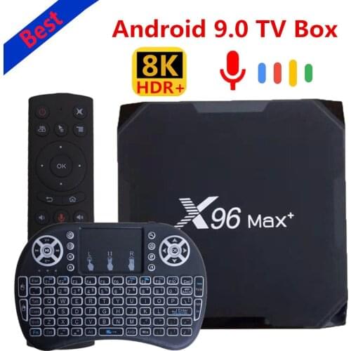 Best Smart TV box 2020 X96 max plus mini Android 9.0 Amlogic S905X3 Quad Core 4GB 64GB 32GB 8K Wifi 4K X96Max+ Media Player