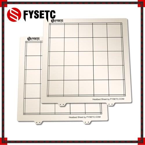 1pc 300 * 300mm Spring Steel Sheet Heat Bed Platform 3D Printer Printing Build Plate For TEVO Tornado Lulzbot Taz6 Printer