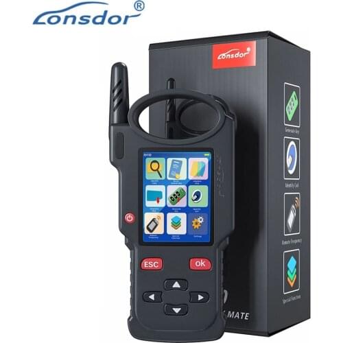 Lonsdor KH100+ Key Programmer Remote Maker Generate Simulate Chip Identify Copy Remote Frequency Smart Key IMMO Update Online