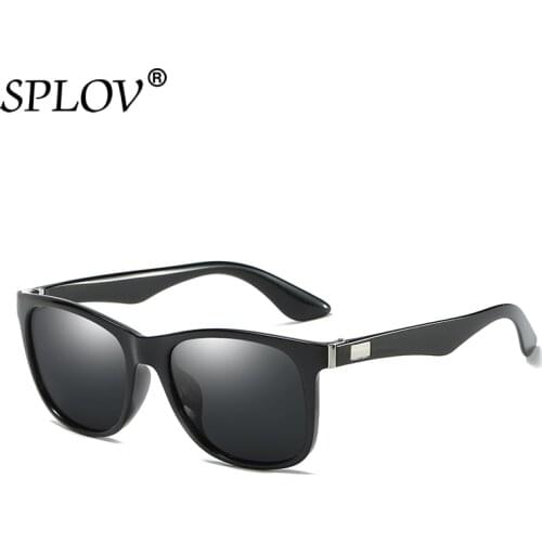 SPLOV 2018 New Fashion Square Polarized Sunglasses Vintage Men Women Brand Designer Mirrored Sun Glasses Classic Gafas De Sol