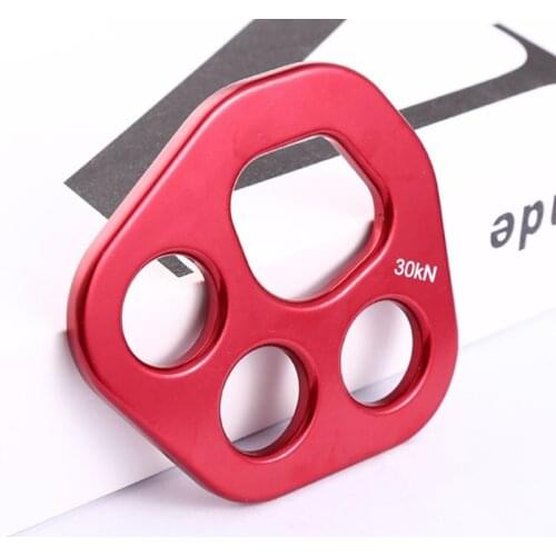 Rigging Plate Bear Paw Outdoor Sports Hand Board Multipliers Climbing Rescue Three-Hole Splitter Board Mountaineering Fingerboar