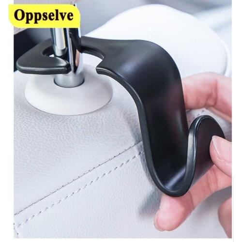 Universal Portable Car Seat Headrest Hook Car Accessories Hanger Storage Organizer for Purse Grocery Handbags Cloth Decoration