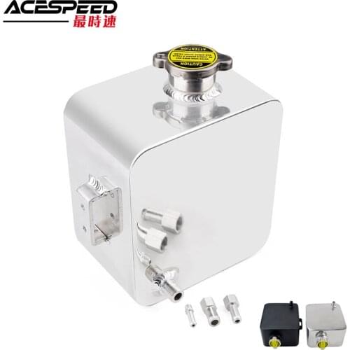 Universal 2.5L Litre Coolant Expansion Overflow Recovery Water Tank Cap WATER HEADER TANK Coolant Overflow Tank Reservoir Kit