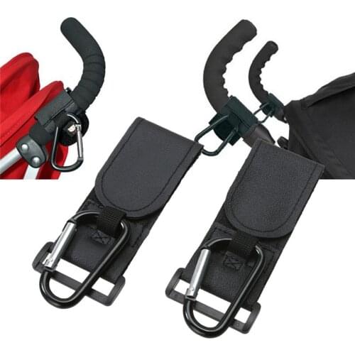 New Baby Stroller pu Hook Clips Pushchair strong Hooks Strap hanger baby stroller accessories baby carriage For Baby Cart