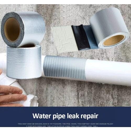 Waterproof Butyl Tape Home Renovation Tools Aluminum Foil Adhesive Tape Waterproof Duct Super Repair Crack Gadget Cocina
