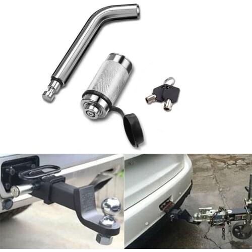 Waterproof Hitch Pin Lock Tow Bar Tongue Anti Theft For CARAVAN TRAILER 4WD TOWBAR 5/8"