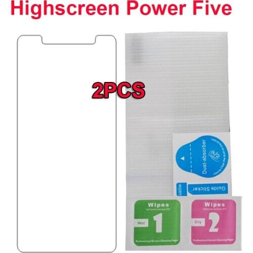 2PCS Tempered Glass for Highscreen Power Five Protective Film Screen Protector for Highscreen Power Five 5.0"pelicula de vidro