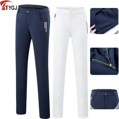 Women Ultra-thin Summer Pant Breathable Golf/Tennis Pants High Elastic Ladies Sports Trouser Slim Fit Long Pants XS-XL