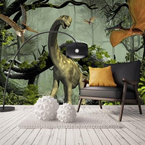 3D Jurassic Age Dinosaur Photo Wallpaper Modern Living Room Bedroom Study Room Wall Home Decor Waterproof Mural 3D Wall Painting