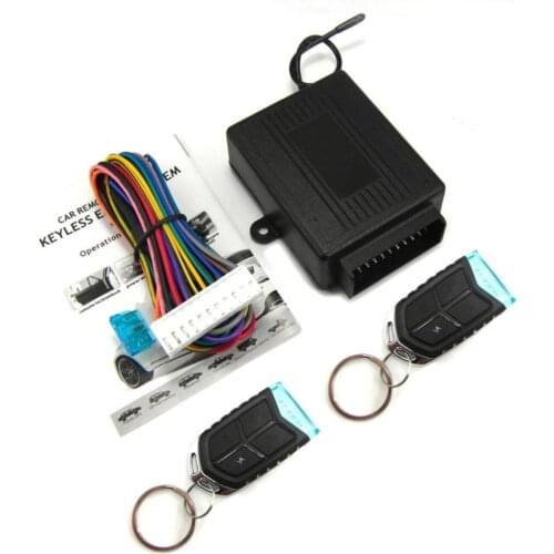 4Pcs/Set M602-8130 Car Keyless Lock Automatically Anti-theft Metal Auto Keyless Entry System Kit for 12V DC Cars