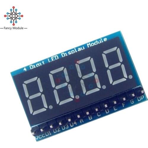 4-Digit 8 Paragraph LED Display Board Parallel Digital Tube Display Module