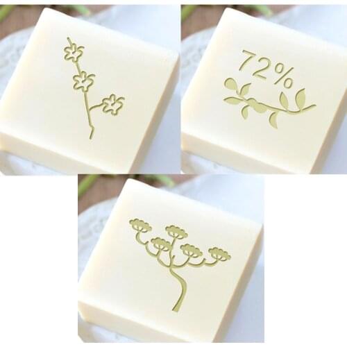 Acrylic Handmade Soap Stamp Transparent Seal DIY Craft Soap Chapter Personality Resin