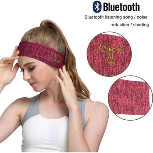 Wireless Bluetooth 5.0 Music Headband Stereo Headwear Headphone Running Earphone Sleep Headset Sports Sleeping Music Headbands
