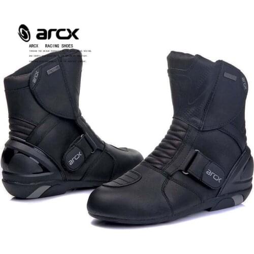 Tinberland Boots for Men Motorcycle Boots Genuine Cow Leather Moto Racing Boots Motorbike Boots Motorcross Boots