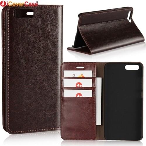 Mi 6 Case Luxury Real Genuine Leather Wallet Case For Xiaomi Mi 6 Card slot Stand Protect Flip Case For Mi6