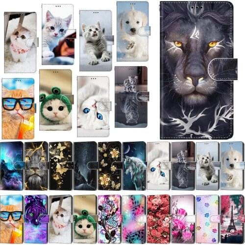 Phone Case For Alcatel 1C 1S 1V 1L 3L 3V 3X 2019 2021 Flip Leather Case For Alcatel 1S 1C 2021 2019 Wallet Card Slot Stand Cover