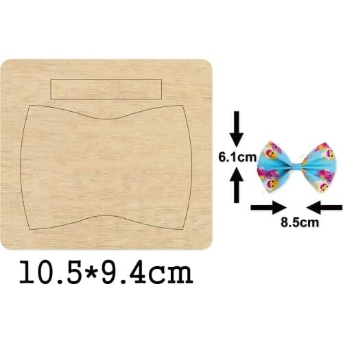 Bow Knot Headband Wooden Mold Headdress Wood Dies For DIY Leather Cloth Paper Craft Fit Common Die Cutting Machine on the Market