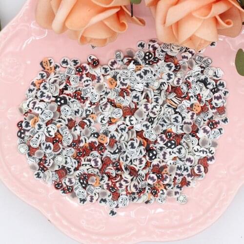 KLJUYP Cute Halloween Cat Pumpkin Ghost Mix Sequins for DIY Card Making Craft Color Collection