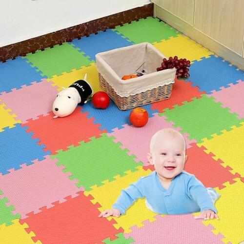 30x30cm EVA Foam Floor Mat Game Rug For Kids Room Decoration Anti-slip Puzzle Play Mat Door Mat Thick Baby Crawling Play Toy